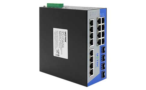 工業(yè)級以太網交換機_UT-63416G-16GT-4XGP-BNF 萬兆三層網管型以太網交換機